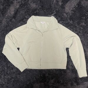 Danskin Sage Green Zip-Up Jacket